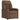 Fotoliu rabatabil electric, maro, material textil
