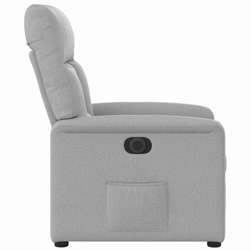 Scaun reclinabil electric Cloud Grey Fabric