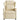 Fotoliu rabatabil electric, crem, material textil