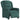 Fotoliu rabatabil electric, verde închis, material textil
