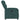 Fotoliu rabatabil electric, verde închis, material textil
