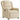 Fotoliu rabatabil electric, crem, material textil