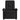 Fotoliu rabatabil electric, negru, material textil