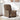 Fotoliu rabatabil electric, maro, material textil