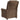 Fotoliu rabatabil electric, maro, material textil
