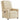 Fotoliu rabatabil electric, crem, material textil