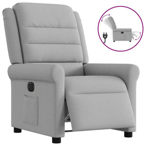 Scaun reclinabil electric Cloud Grey Fabric