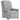 Scaun reclinabil electric Cloud Grey Fabric