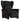 Fotoliu rabatabil electric, negru, material textil