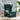 Fotoliu rabatabil electric, verde închis, material textil