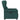 Fotoliu rabatabil electric, verde închis, material textil