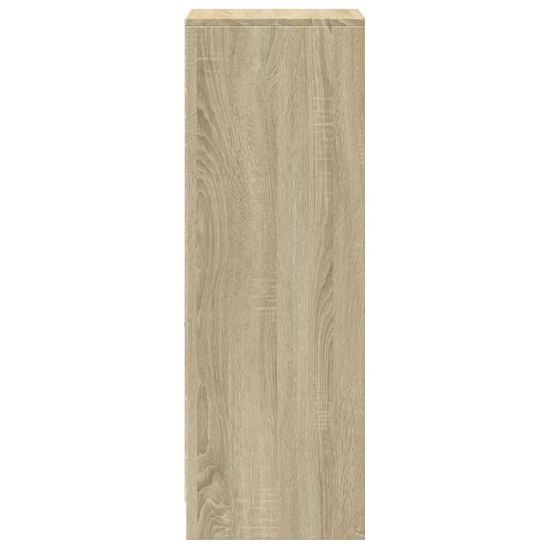 Dulap cu LED, stejar sonoma, 38x34x100 cm, lemn prelucrat