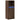 Dulap cu LED, stejar maro, 38x34x100 cm, lemn prelucrat