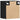 Comode TV de perete cu lumini LED, 2 buc., negru, 41x31x45 cm