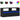 Dulap TV de perete cu lumini LED negru 100x31x45 cm