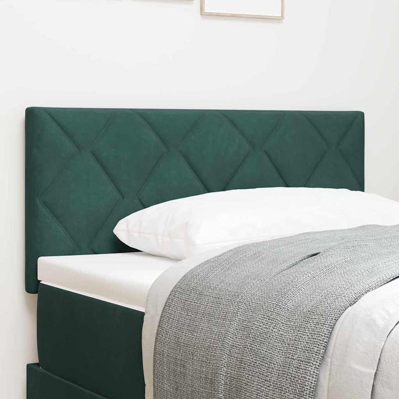 Tăblie LED Verde închis 90 cm Catifea