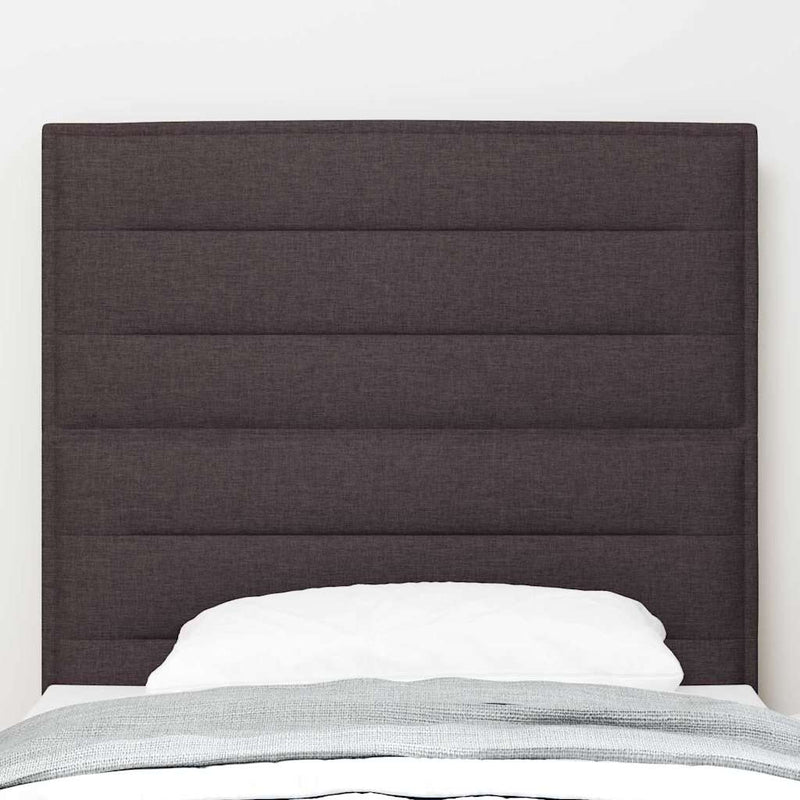 Tăblie LED cu benzi LED Manual Maro închis 100 cm țesătură