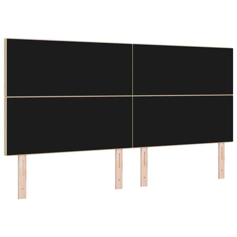 Tăblie LED cu benzi LED Gri Verde 200 cm Țesătură din corduroy