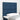 Tăblie LED cu benzi LED cu headboard albastru 90 cm țesătură