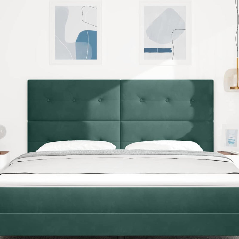 Tăblie LED cu benzi LED Manual Verde 180 cm Catifea