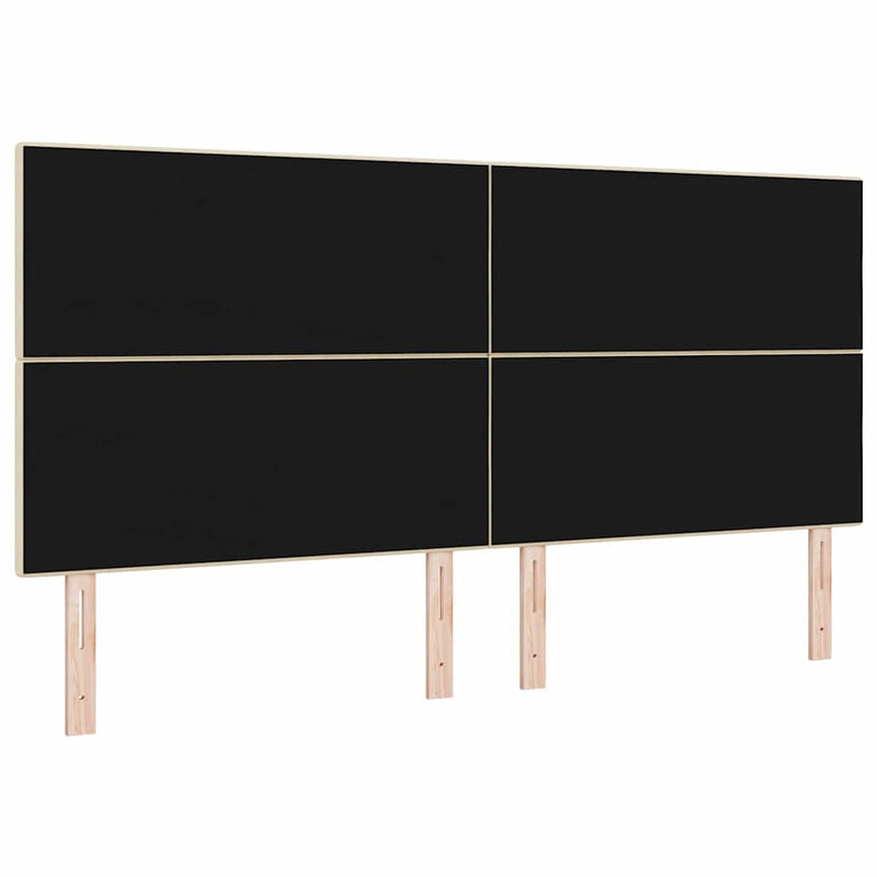 Tăblie LED cu benzi LED cu headboard Crem 200 cm țesătură