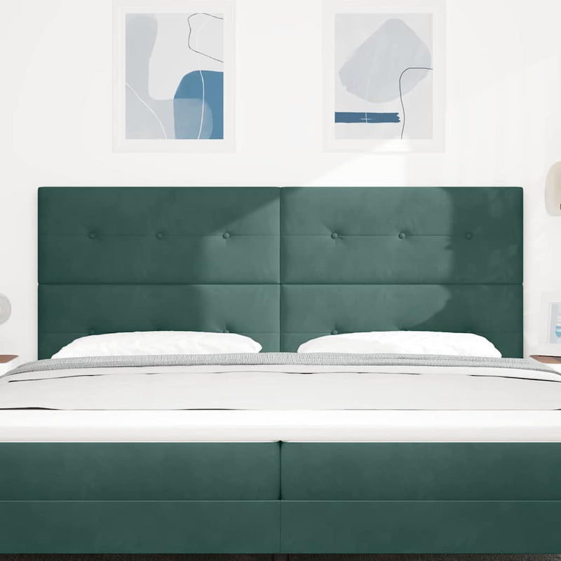 Tăblie LED cu benzi LED Manual Verde 200 cm Catifea