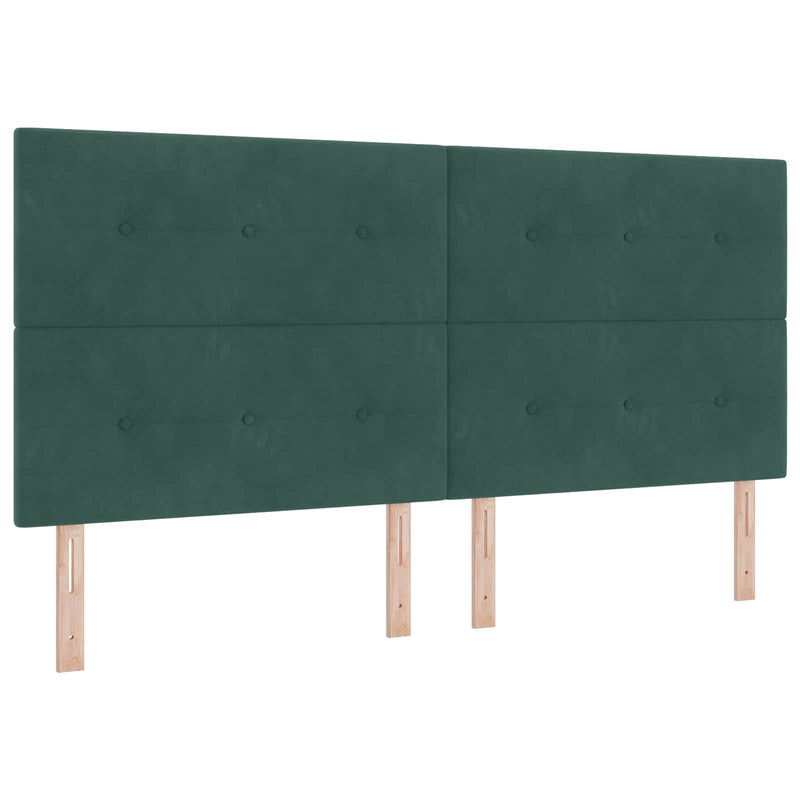 Tăblie LED cu benzi LED Manual Verde 200 cm Catifea
