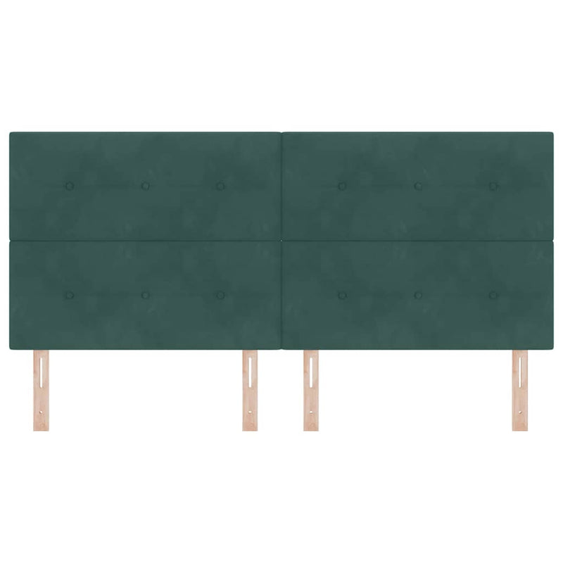 Tăblie LED cu benzi LED Manual Verde 200 cm Catifea