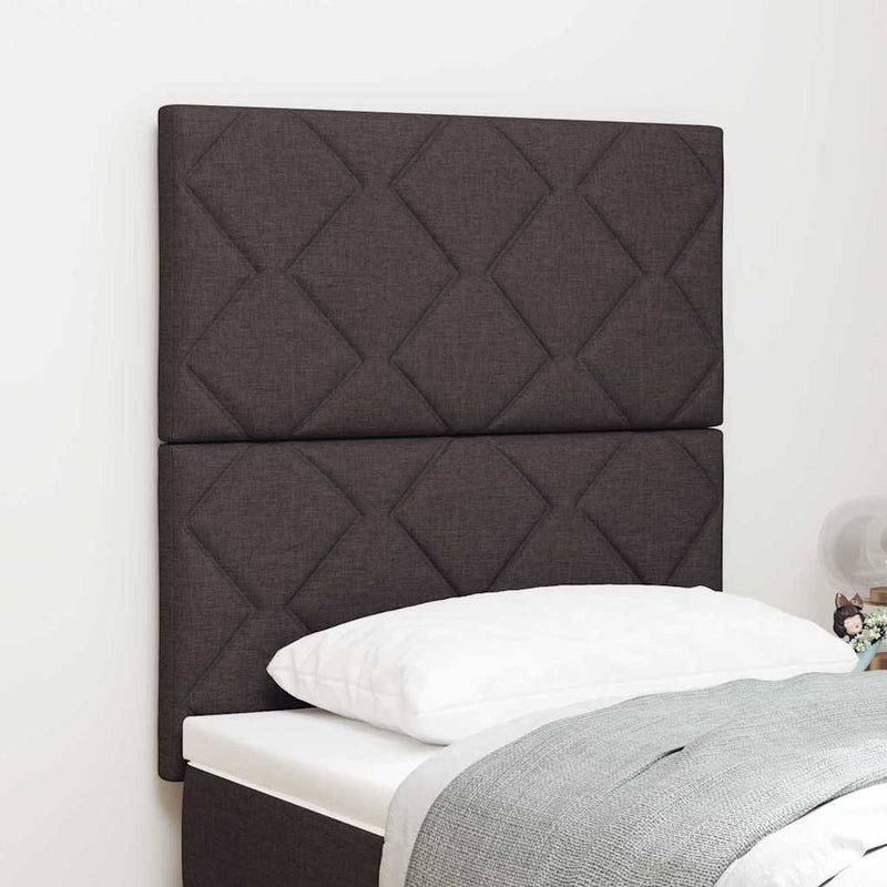 Tăblie LED Gri deschis 80 cm țesătură