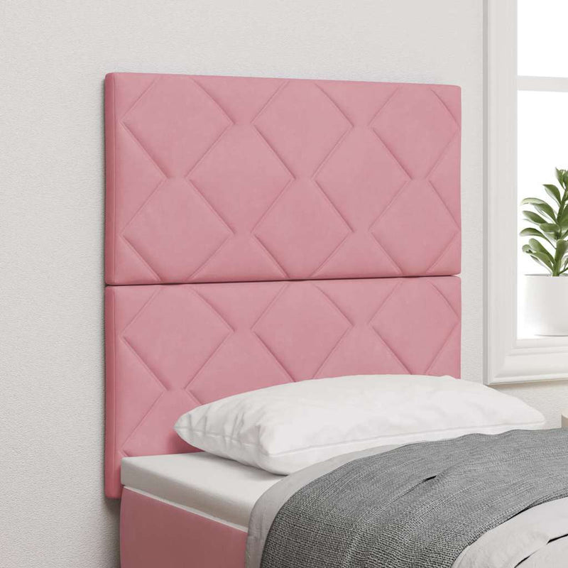 Tăblie LED Roz 80 cm Catifea