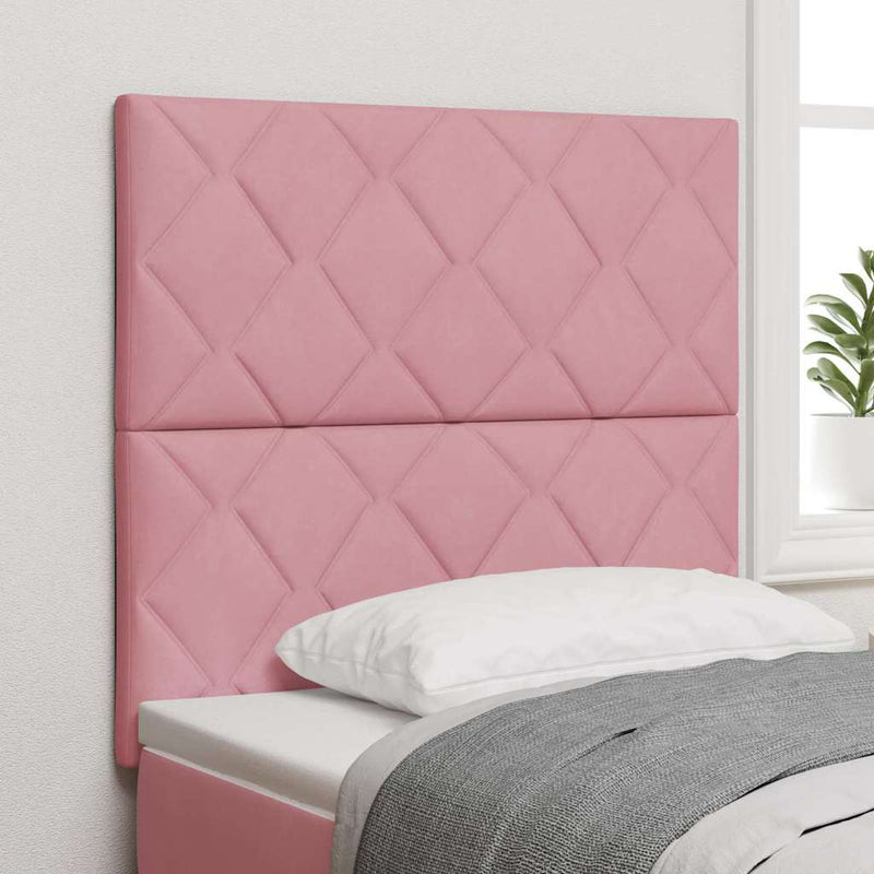 Tăblie LED Roz 90 cm Catifea