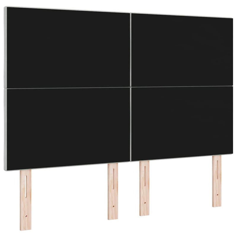 Tăblie LED Gri deschis 144 cm Catifea