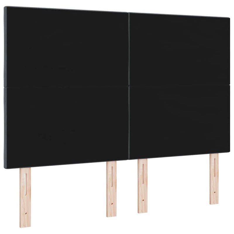 Tăblie LED Gri închis 144 cm Catifea