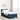 Pat cu arcuri cu headboard albastru 100 x 200 cm țesătură