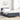 Pat cu arcuri cu headboard Gri închis 120 x 200 cm Catifea