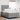Pat cu arcuri cu headboard Gri deschis 120 x 200 cm țesătură