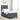 Pat cu arcuri cu headboard Gri închis 80 x 200 cm Catifea