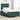 Pat cu arcuri cu headboard Verde închis 120 x 200 cm Catifea