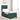 Pat cu arcuri cu headboard Verde închis 80 x 200 cm Catifea