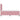Pat cu arcuri cu headboard Roz 90 x 200 cm Catifea
