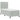 Pat cu arcuri cu headboard Gri deschis 100 x 200 cm Catifea