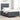 Pat cu arcuri cu headboard Gri închis 120 x 200 cm Catifea