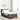Pat cu arcuri cu headboard Gri închis 80 x 200 cm țesătură