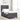 Pat cu arcuri cu headboard Gri închis 200 x 90 cm Catifea