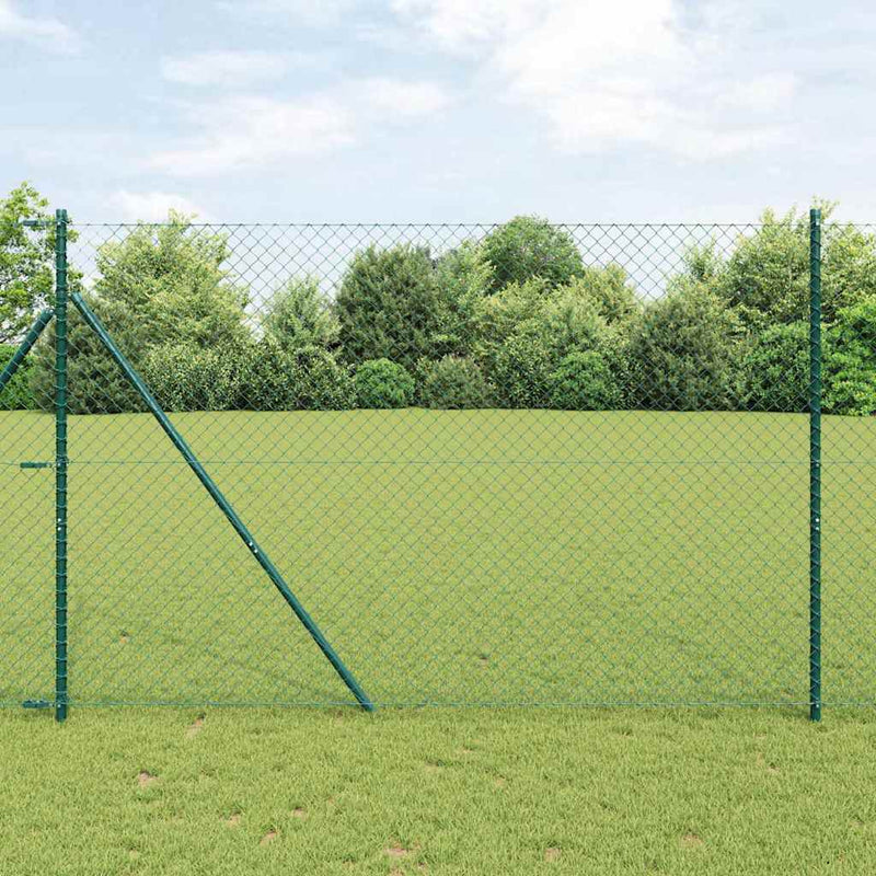Gard de legătură cu fixare la sol 10 x 1,6 m Verde Plasă