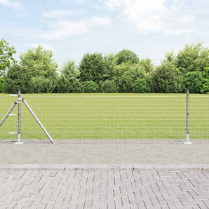Gard Euro Exterior cu Bază de Beton 25 x 0,6 m Oțel Galvanizat