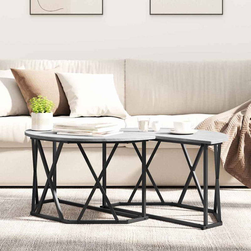 Masă de cafea Gri Sonoma 80 x 80 x 42 cm