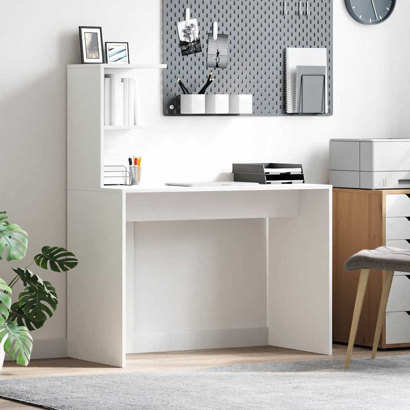 Birou Alb 102 x 50 x 124 cm Lemn prelucrat