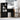 Birou Stejar Negru 60 x 40 x 76 cm