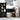 Birou Stejar Negru 80 x 40 x 76 cm